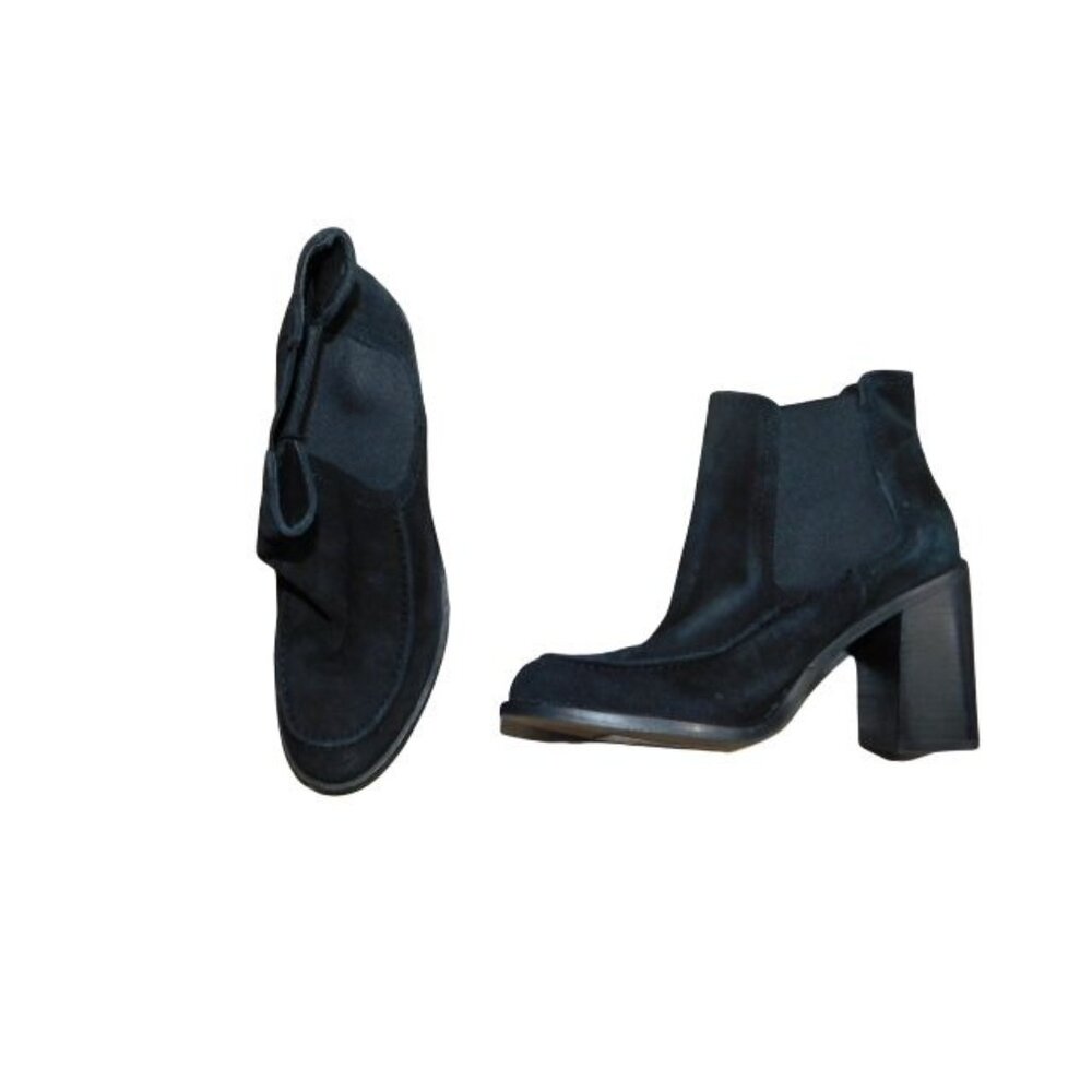 Shellys London Size 40 / 9.5 US Heel Suede Ankle Boots Designer